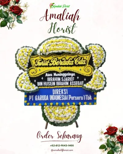 Papan Bunga Duka di Sanua