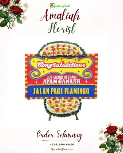 Bunga Papan Congratulation di Sanua
